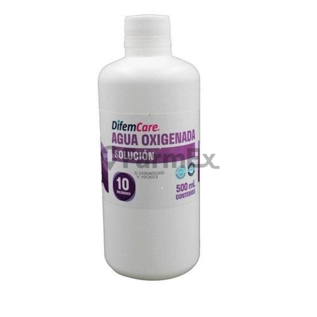 Agua Oxigenada 10 vol x 500 mL Farmex-Pluxee-Persistente